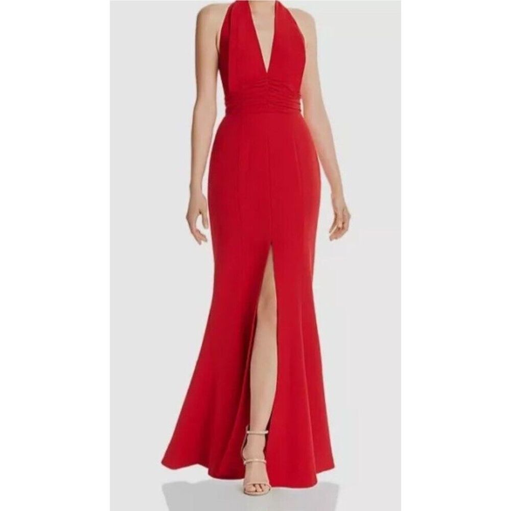 C/Meo Collective Dress Womens Size‎ Small Red Bodycon Romantic Feminine Formal